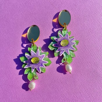 Passion Flower - Studs